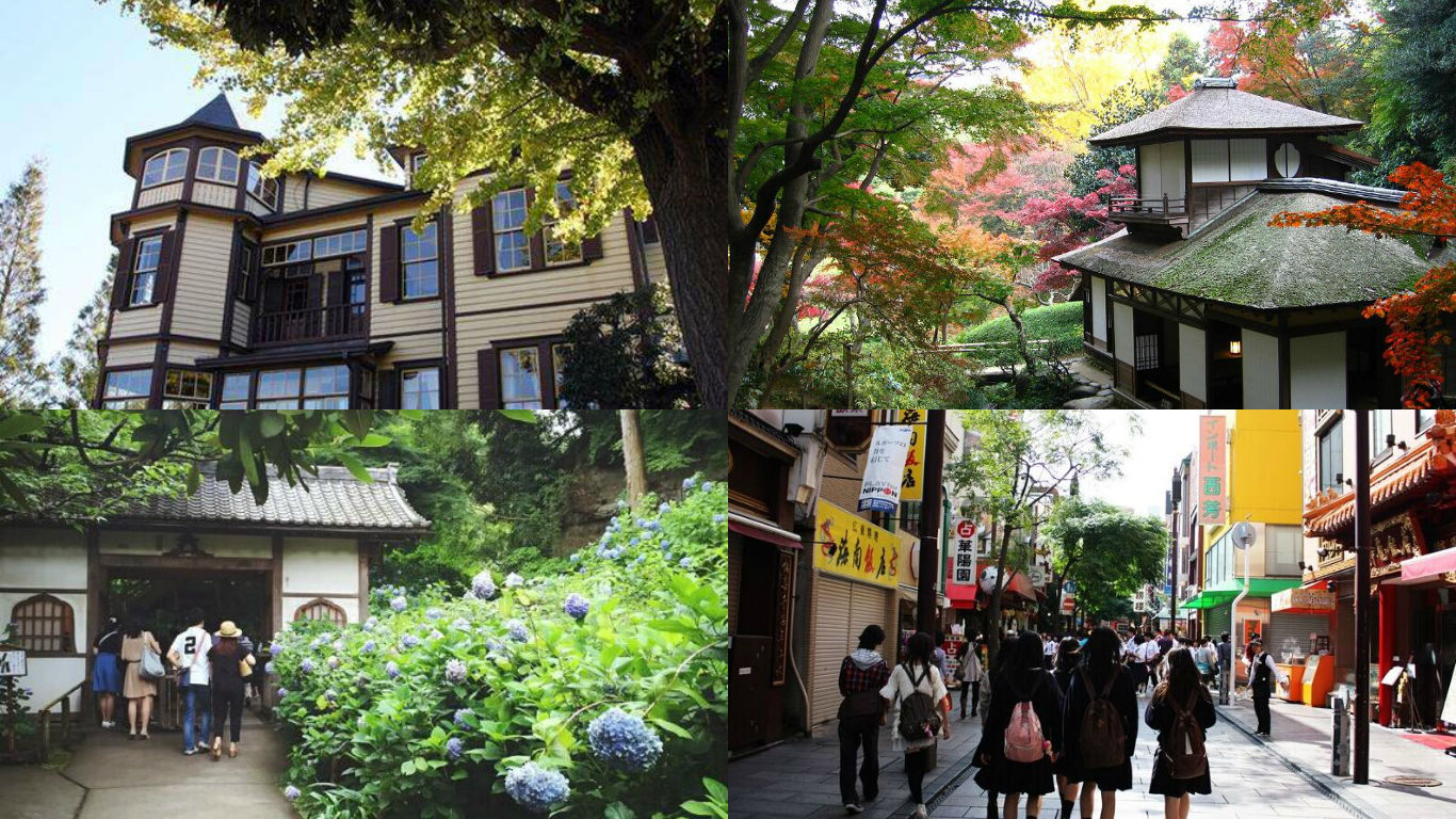 穷游商城 日本镰仓明月院 长谷寺 横滨中华街 山手西洋馆一日游 东京往返 含午餐 特价城市玩乐预订 打折促销优惠